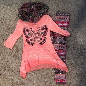NWOT 3 piece girls matching set